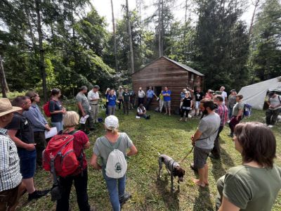 Foto: WALDPÄDAGOGIK auf der Burg Feuerstein / Ebermannstadt