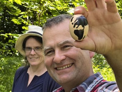 Foto: WALDPÄDAGOGIK auf der Burg Feuerstein / Ebermannstadt