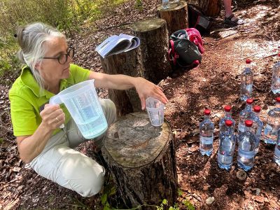 Foto: WALDPÄDAGOGIK auf der Burg Feuerstein / Ebermannstadt